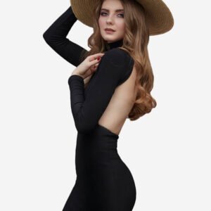 New Arrivals Eterna long dress black